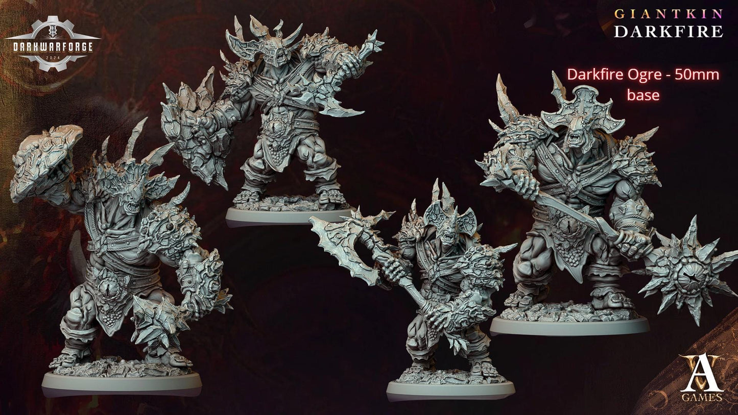 Archvillain Games: Giantkin - Darkfire| Tabletop Games 28 - 32 mm | D&D | Wargame | RPG | One Page Rules compatible
