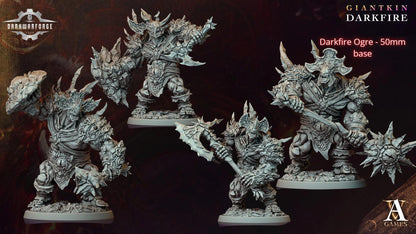 Archvillain Games: Giantkin - Darkfire| Tabletop Games 28 - 32 mm | D&D | Wargame | RPG | One Page Rules compatible