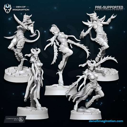 Chaos - Children of Excess Succubus | Den of Imagination | Grimdark compatible
