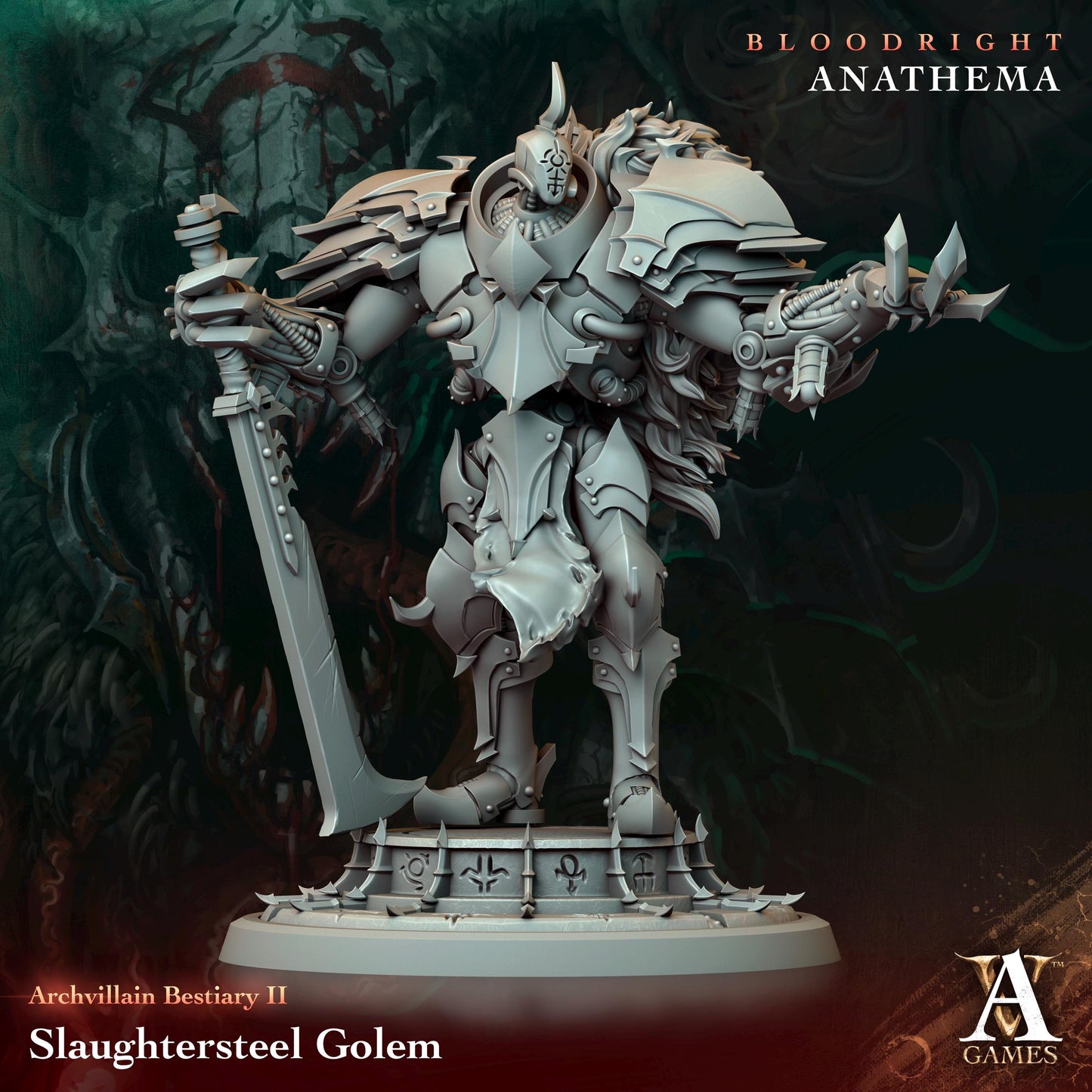 Archvillain Games : Archvillain Bestiary Vol. II | Tabletop Games | 32 mm scale | D&D | Wargame | RPG | One Page Rules compatible