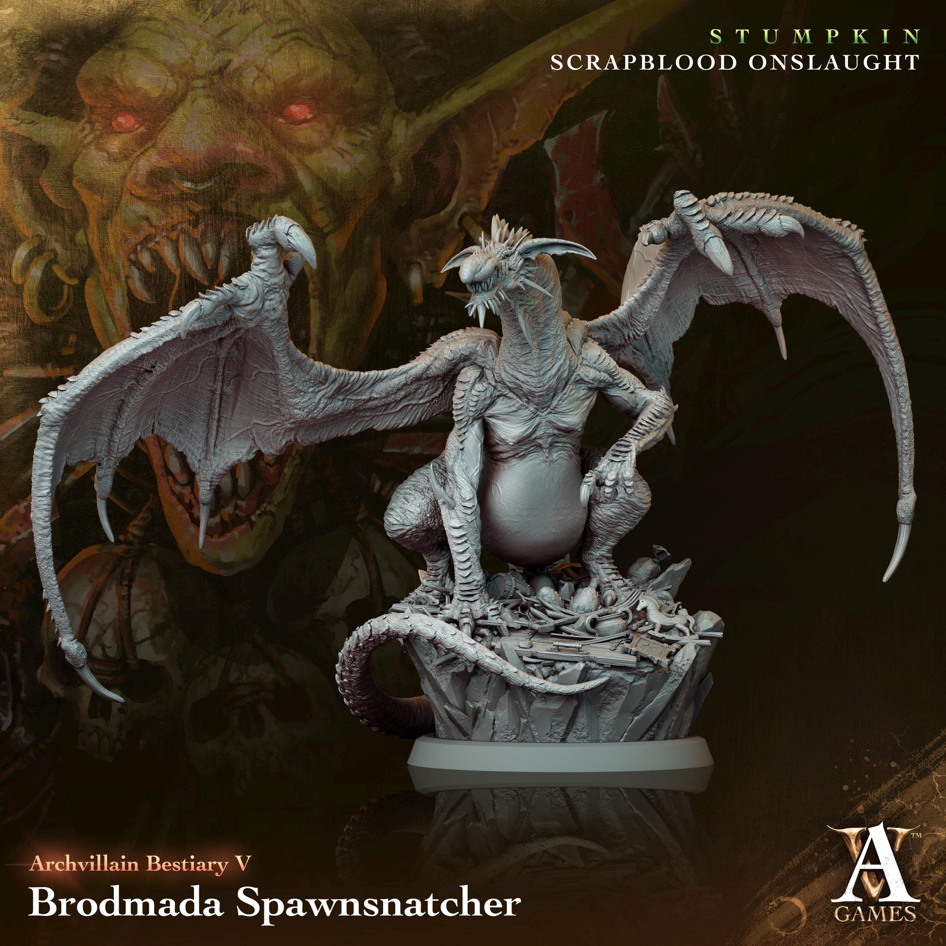 Archvillain Games : Archvillain Bestiary Vol. V | Tabletop Games | 32 mm scale | D&D | Wargame | RPG | One Page Rules compatible
