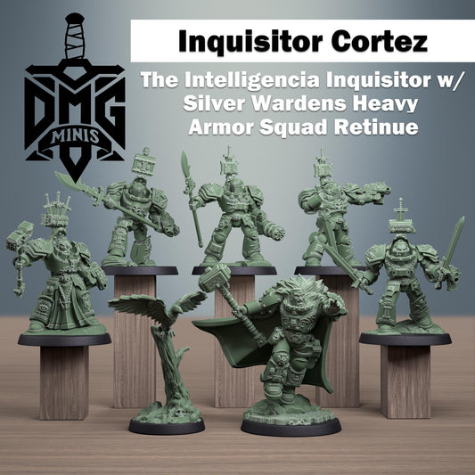 Silver Wardens - Retinue | DMGMinis | Grimdark compatible