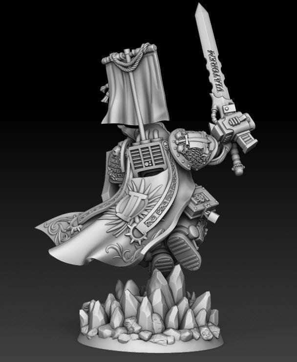 Silver Wardens - Supreme Warptraveler | DMGMinis | Wargaming | Tabletop games | 32mm scale | Grimdark compatible