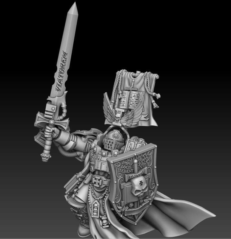 Silver Wardens - Supreme Warptraveler | DMGMinis | Wargaming | Tabletop games | 32mm scale | Grimdark compatible