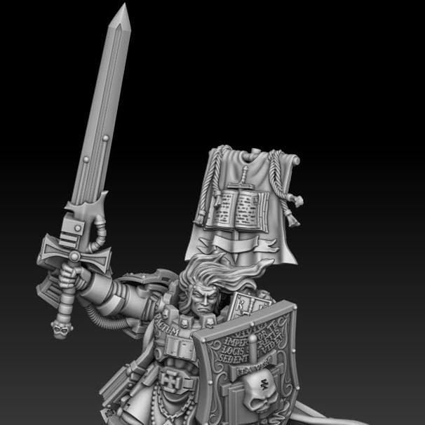 Silver Wardens - Supreme Warptraveler | DMGMinis | Wargaming | Tabletop games | 32mm scale | Grimdark compatible