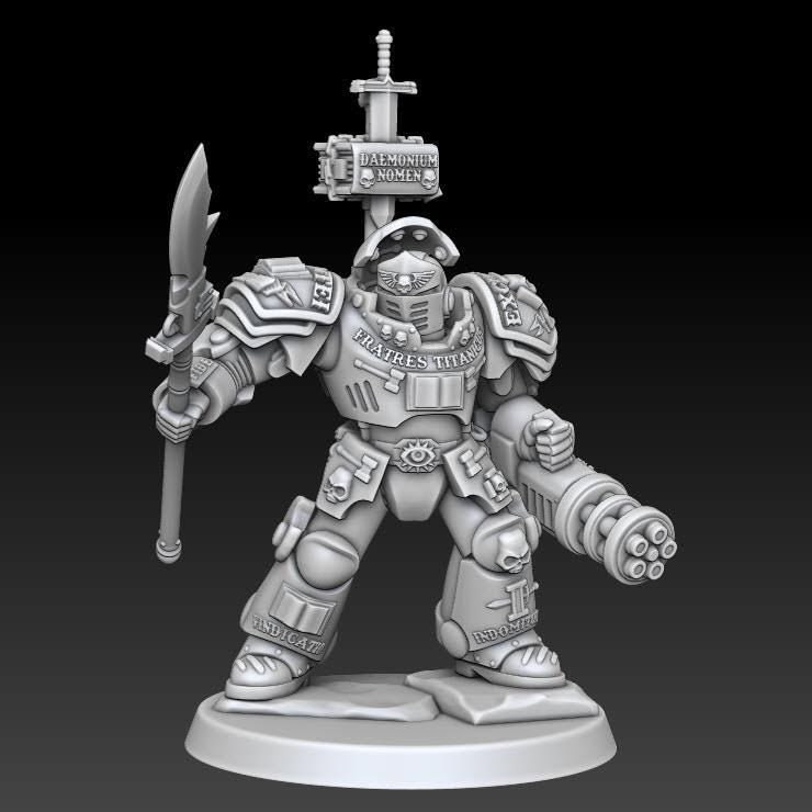 Silver Wardens - Heavy Exterminatus | DMGMinis | Wargaming | Tabletop games | 32mm scale | Grimdark compatible