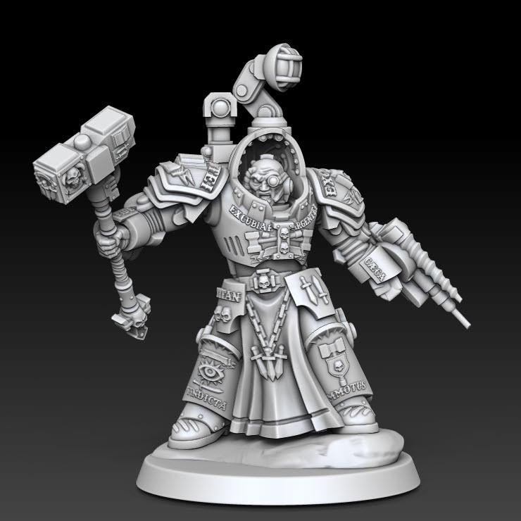Silver Wardens - Heavy Exterminatus | DMGMinis | Wargaming | Tabletop games | 32mm scale | Grimdark compatible