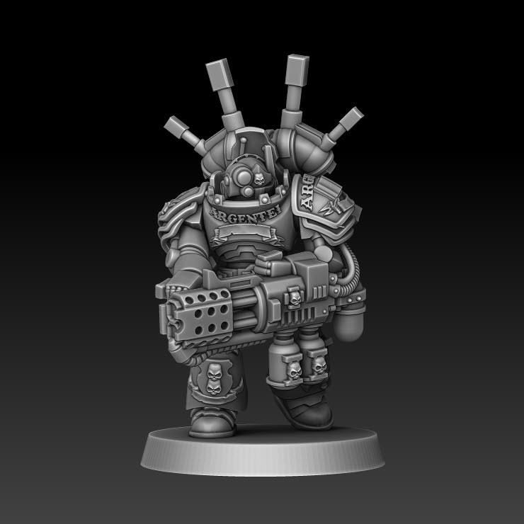 Silver Wardens - Nemestrike Force Marines | DMGMinis | Wargaming | Tabletop games | 32mm scale | Grimdark compatible