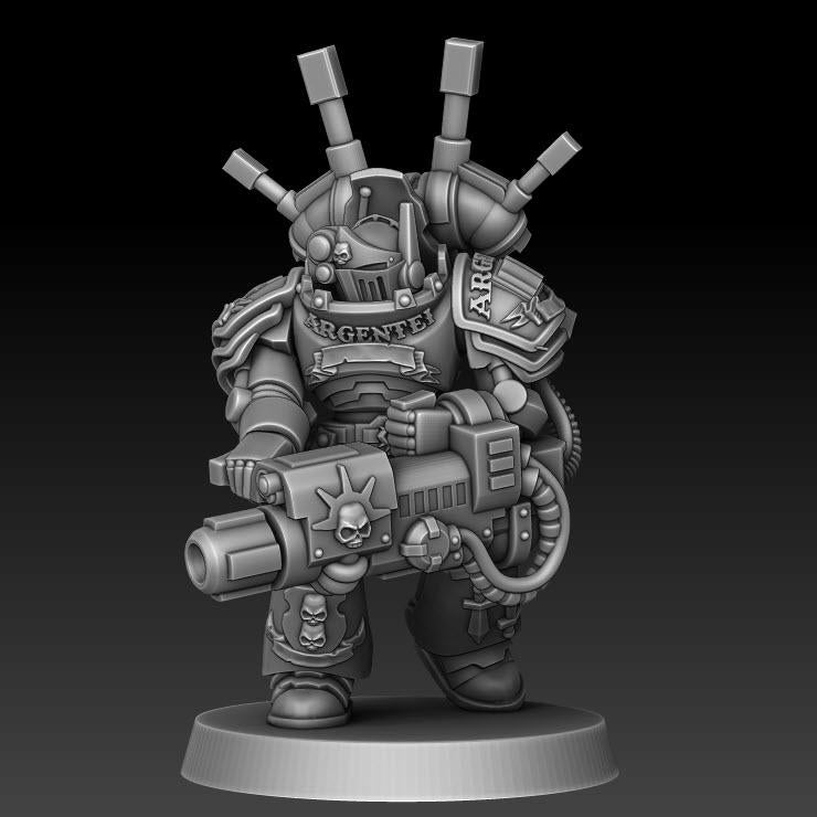 Silver Wardens - Nemestrike Force Marines | DMGMinis | Wargaming | Tabletop games | 32mm scale | Grimdark compatible