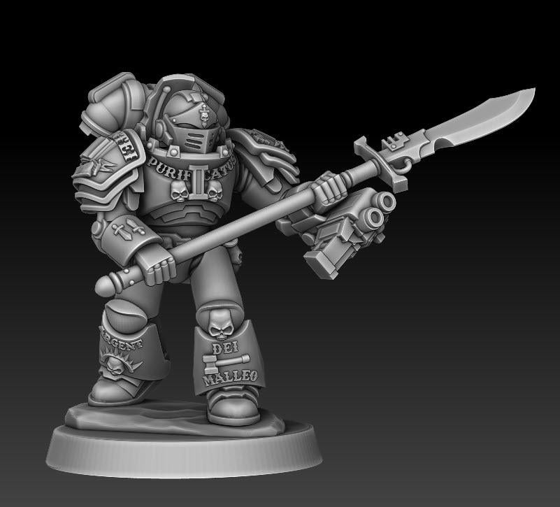 Silver Wardens - Nemestrike Force Marines | DMGMinis | Wargaming | Tabletop games | 32mm scale | Grimdark compatible