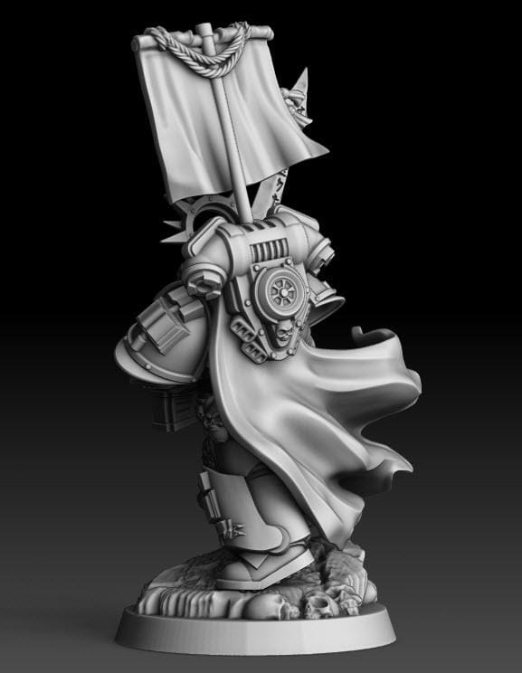 Silver Wardens - Swordkeeper of the Purificatus | DMGMinis | Wargaming | Tabletop games | 32mm scale | Grimdark compatible