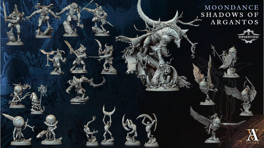 Archvillain Games : Moondance - Shadows of Argantos | D&D | Wargame | RPG | One Page Rules compatible