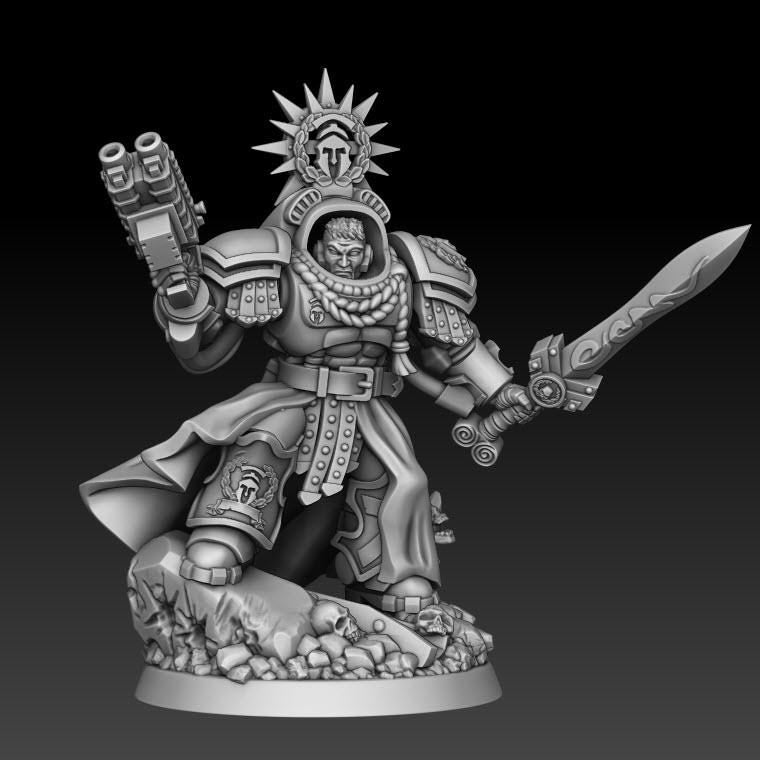 Sons of Spartania - Heavy Assault Squad | DMGMinis | Wargaming | Tabletop games | 32mm scale | Grimdark compatible