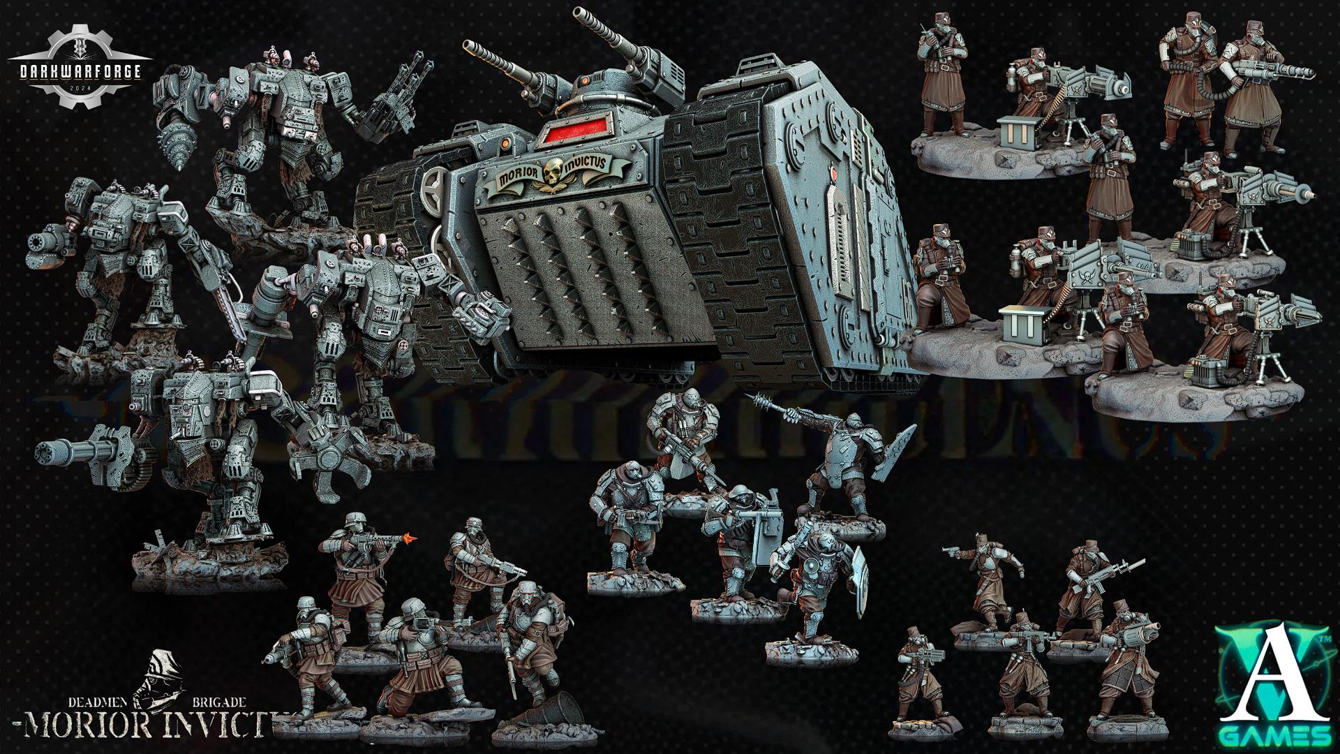 Archvillain Games : Deadmen Brigade - Morior Invictus | D&D | Wargame | RPG | One Page Rules compatible