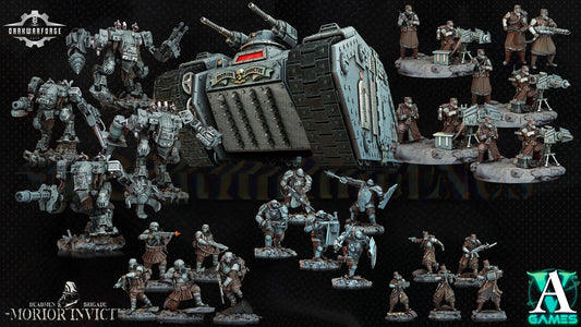 Archvillain Games : Deadmen Brigade - Morior Invictus | D&D | Wargame | RPG | One Page Rules compatible