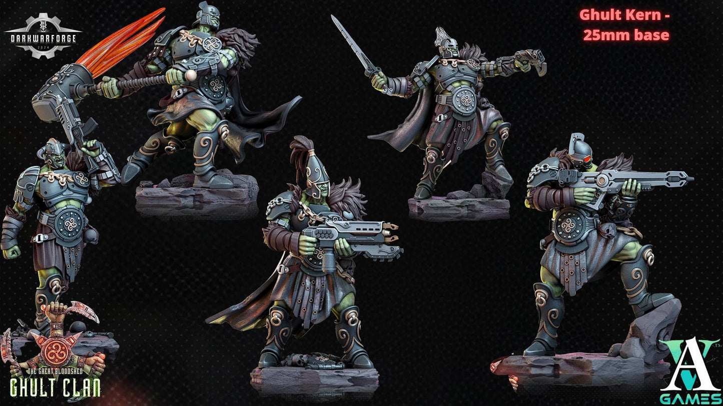 Archvillain Games : The Great Bloodshed - Ghult Clan | D&D | Wargame | RPG | One Page Rules compatible