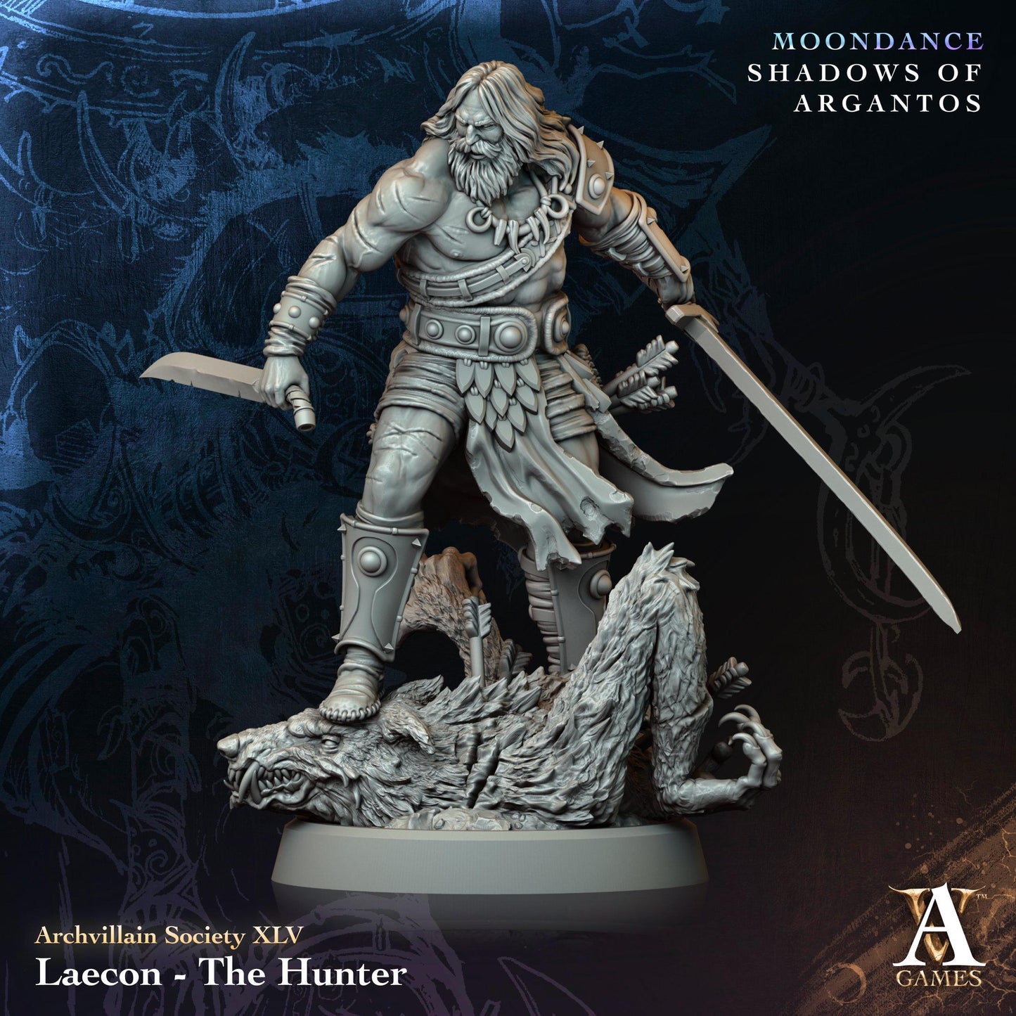 Archvillain Games : Archvillain Society Vol. XLV | 3D printed miniatures |Tabletop Games 32 mm | Dungeons and Dragons | Wargame | RPG