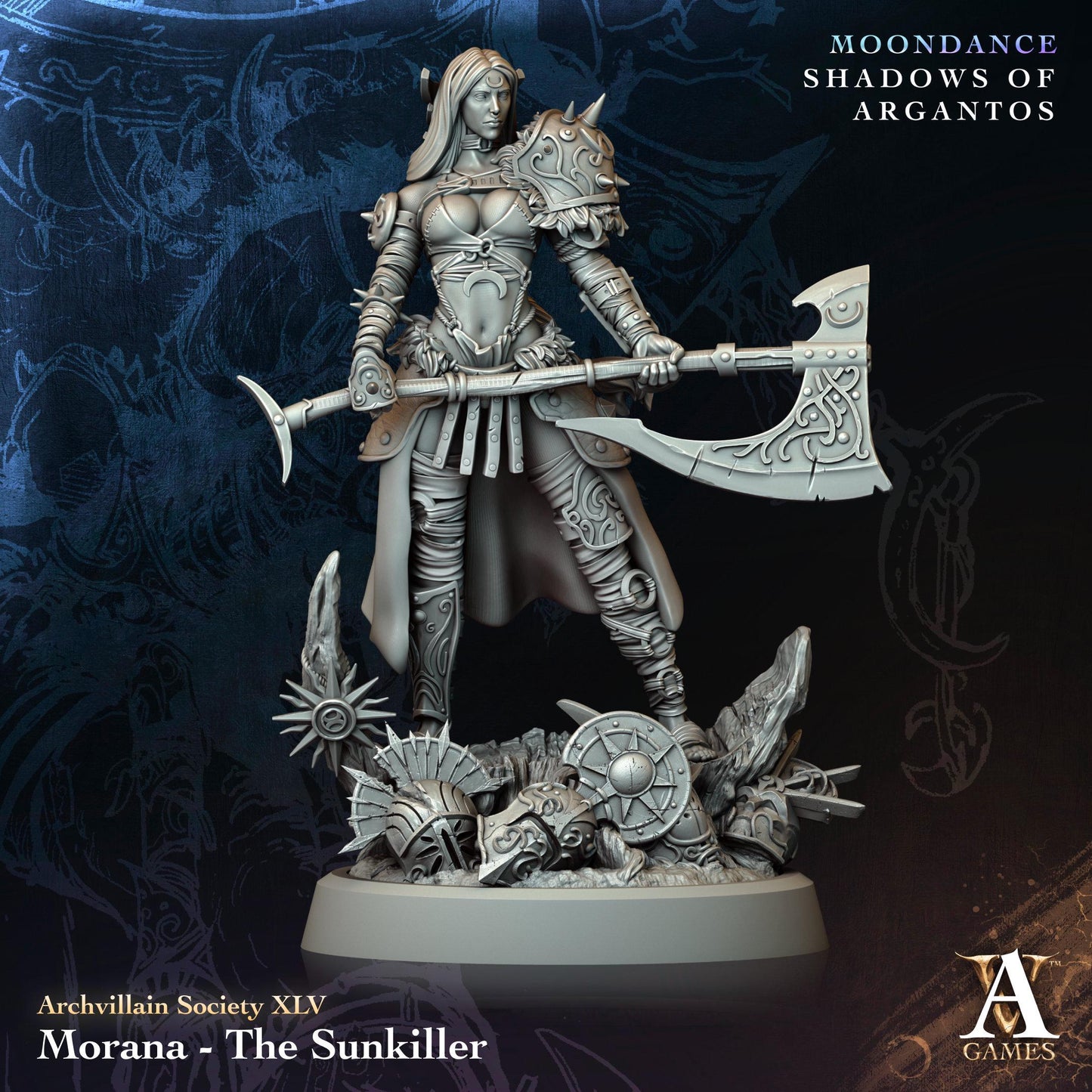 Archvillain Games : Archvillain Society Vol. XLV | 3D printed miniatures |Tabletop Games 32 mm | Dungeons and Dragons | Wargame | RPG