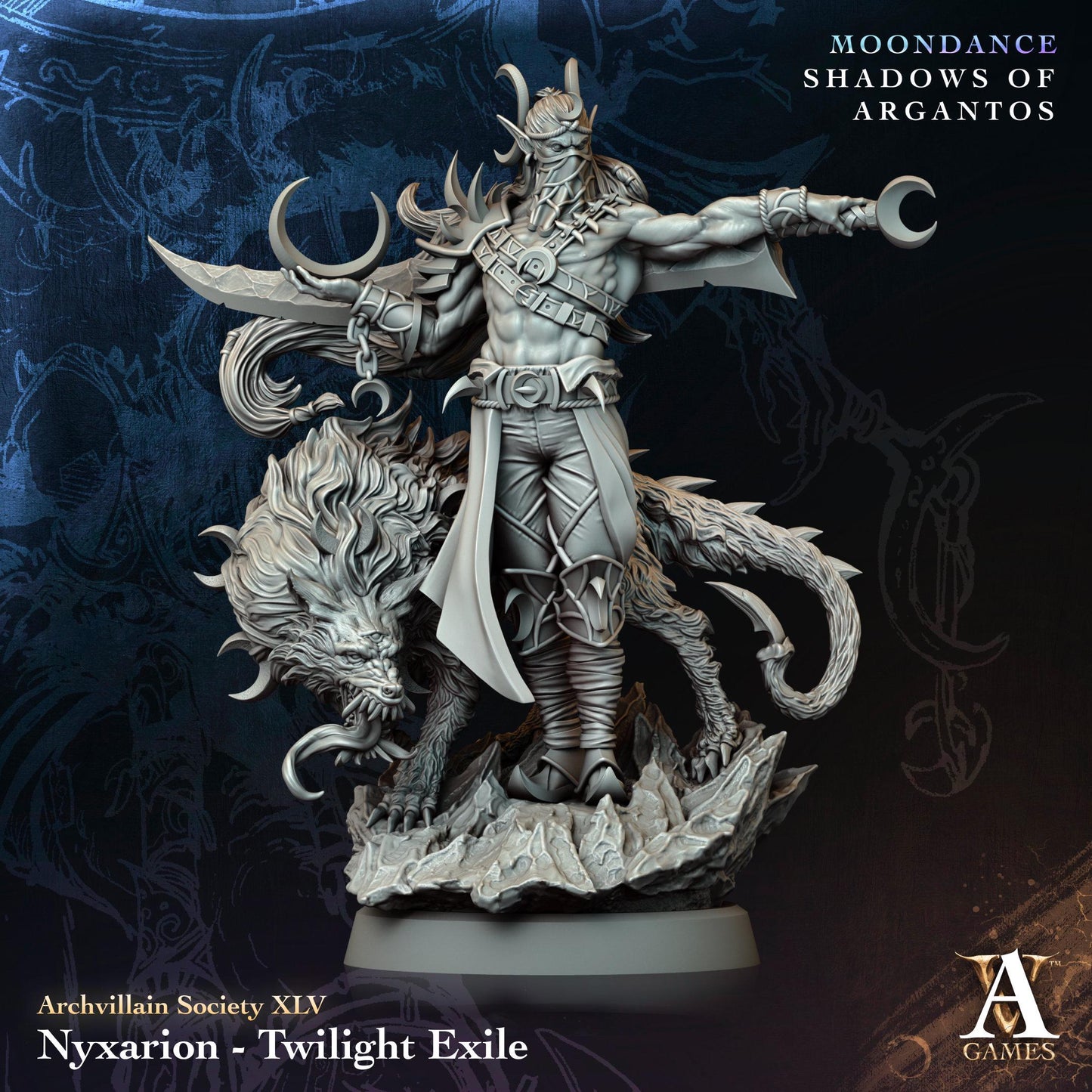 Archvillain Games : Archvillain Society Vol. XLV | 3D printed miniatures |Tabletop Games 32 mm | Dungeons and Dragons | Wargame | RPG