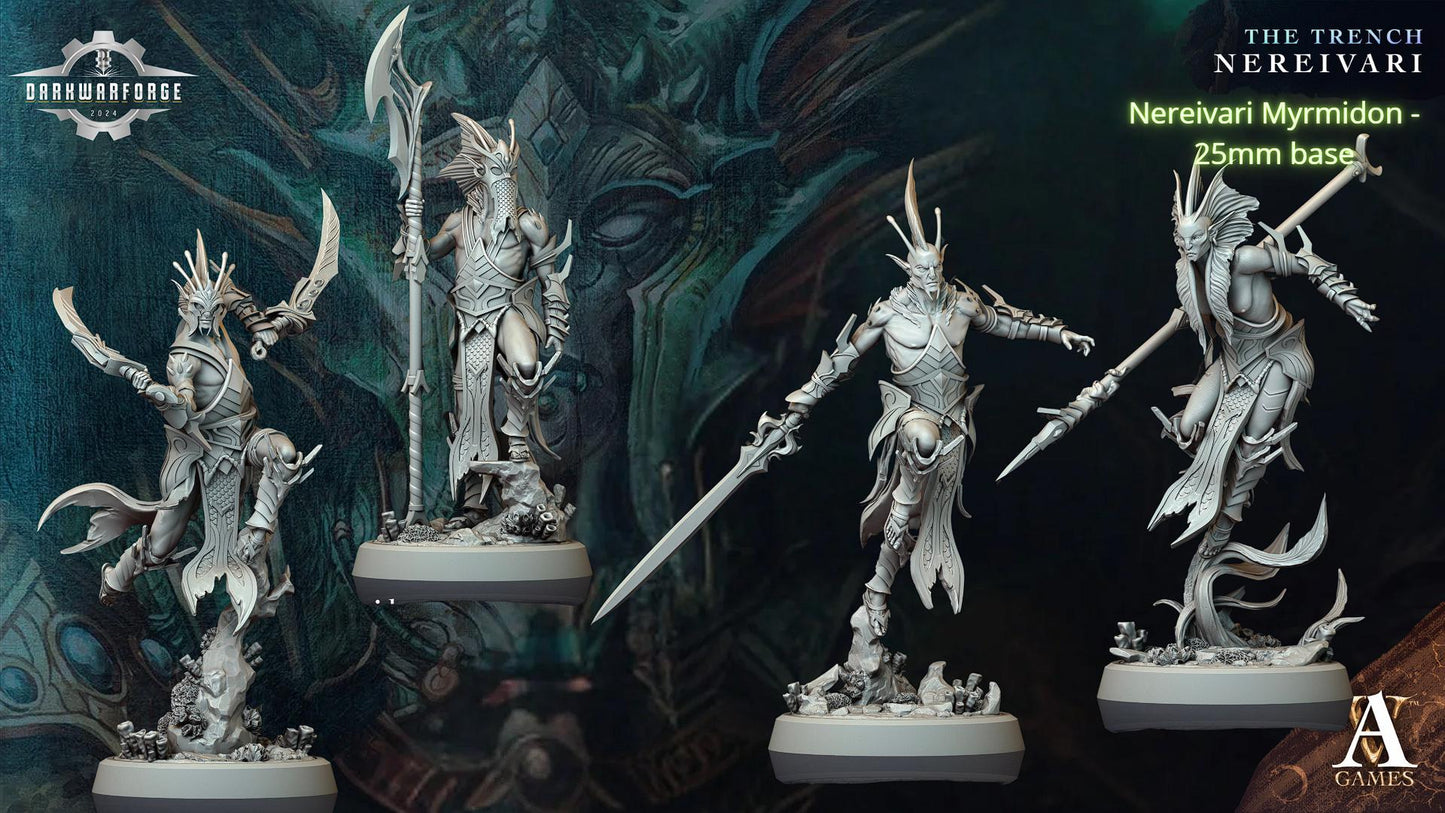 Archvillain Games: The Trench - Nereivari | D&D | Wargame | RPG | One Page Rules compatible