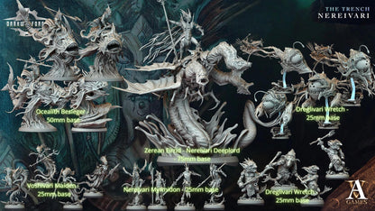 Archvillain Games: The Trench - Nereivari | D&D | Wargame | RPG | One Page Rules compatible