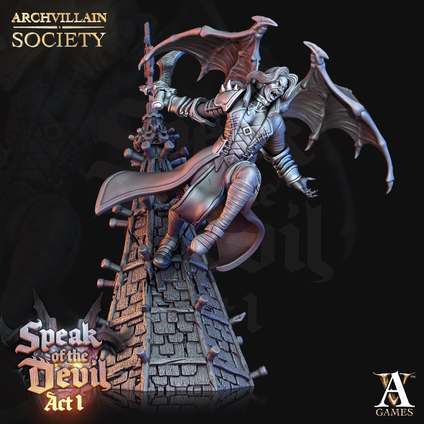 Archvillain Games : Archvillain Society Vol. I | 3D printed miniatures |Tabletop Games 32 mm | Dungeons and Dragons | Wargame | RPG