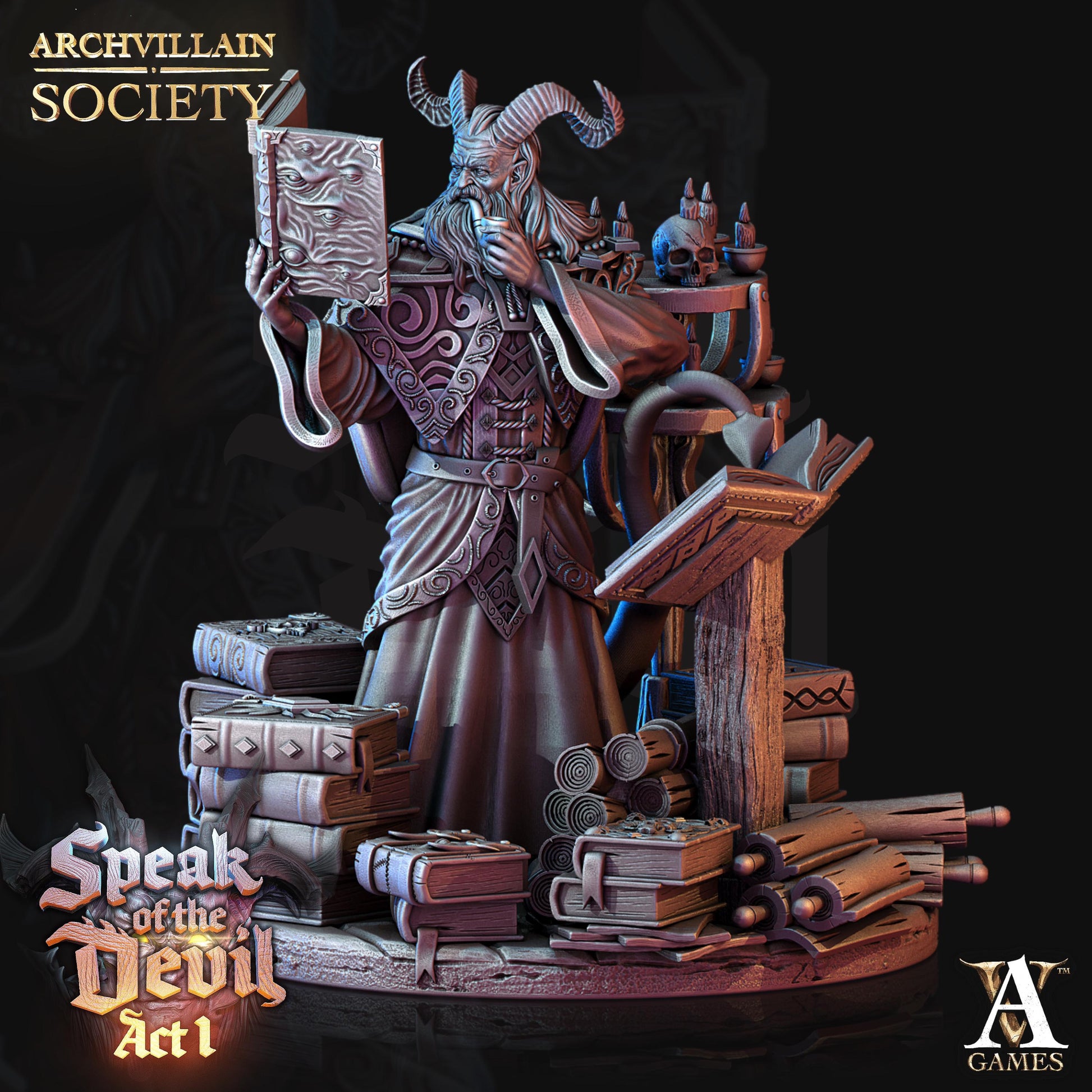 Archvillain Games : Archvillain Society Vol. I | 3D printed miniatures |Tabletop Games 32 mm | Dungeons and Dragons | Wargame | RPG
