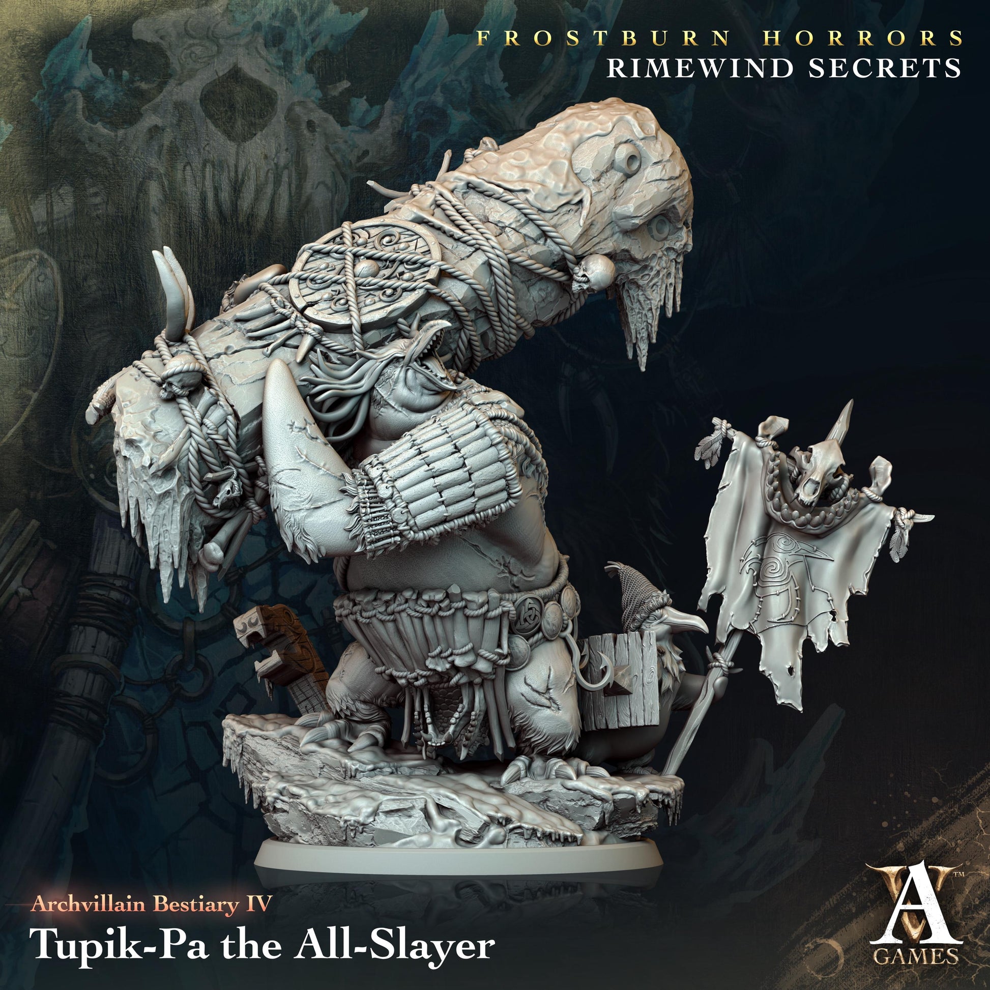 Archvillain Games : Archvillain Bestiary Vol. IV | Tabletop Games | 32 mm scale | D&D | Wargame | RPG | One Page Rules compatible