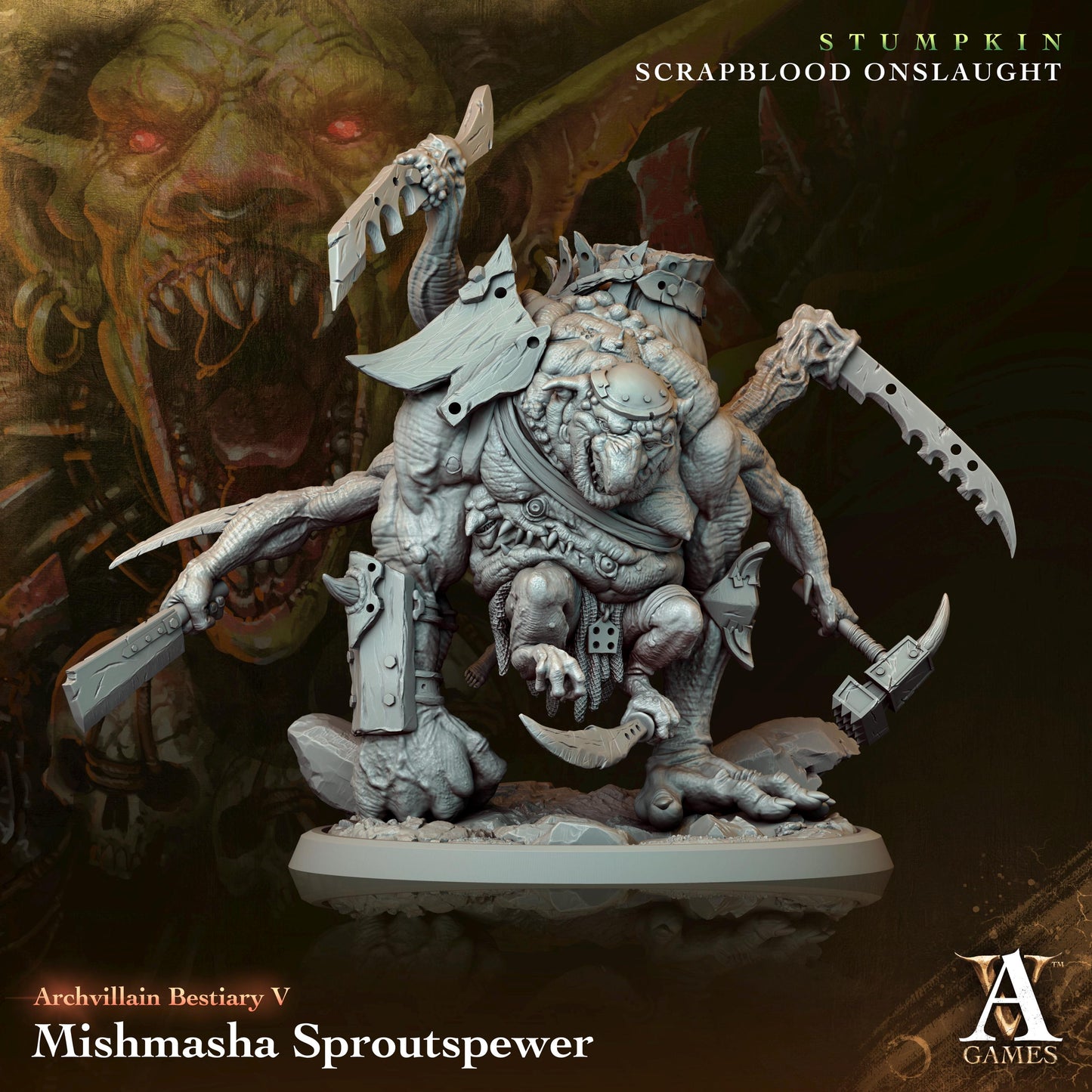Archvillain Games : Archvillain Bestiary Vol. V | Tabletop Games | 32 mm scale | D&D | Wargame | RPG | One Page Rules compatible