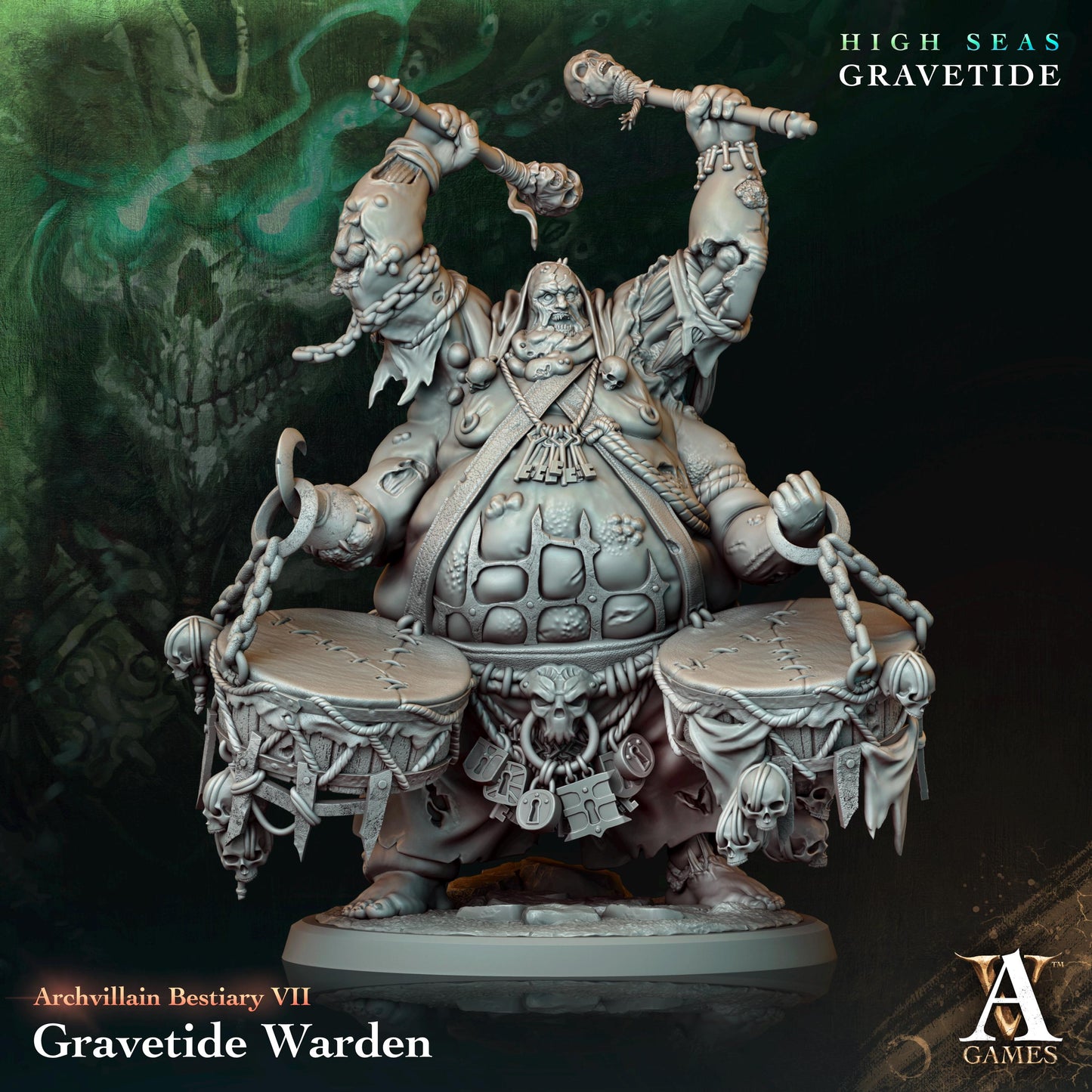 Archvillain Games : Archvillain Bestiary Vol. VII | Tabletop Games | 32 mm scale | D&D | Wargame | RPG | One Page Rules compatible
