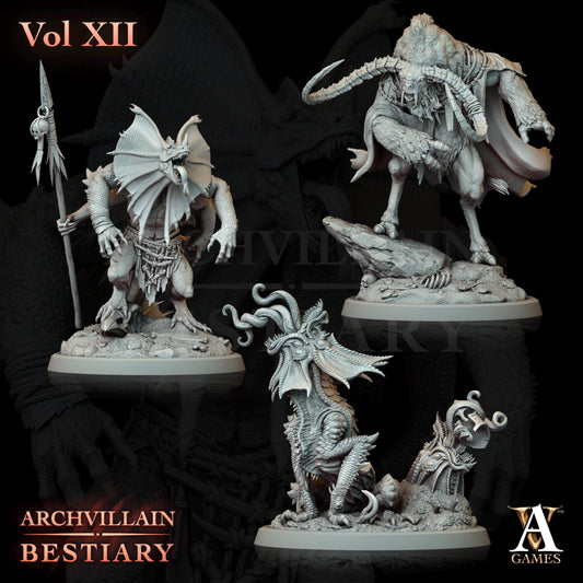 Archvillain Games : Archvillain Bestiary Vol. XII | Tabletop Games | 32 mm scale | D&D | Wargame | RPG | One Page Rules compatible
