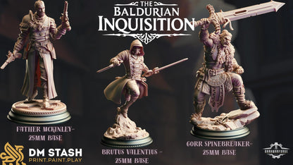 The Baldurian Inquisition: Full Board and Tabletop game | DM Stash | 3D printed | Tabletop Games | Dungeons and Dragons | Wargame