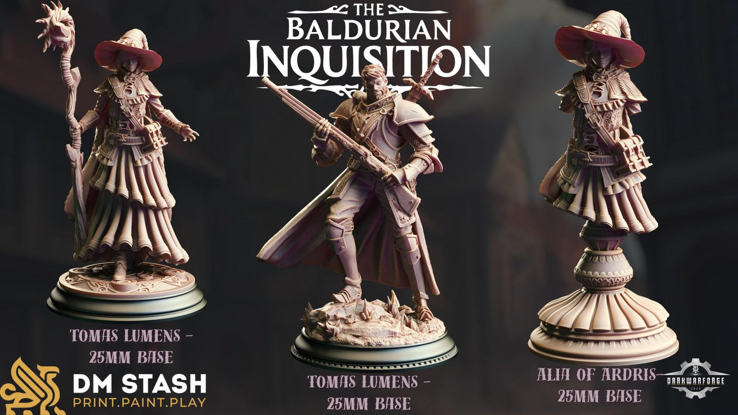 The Baldurian Inquisition: Full Board and Tabletop game | DM Stash | 3D printed | Tabletop Games | Dungeons and Dragons | Wargame