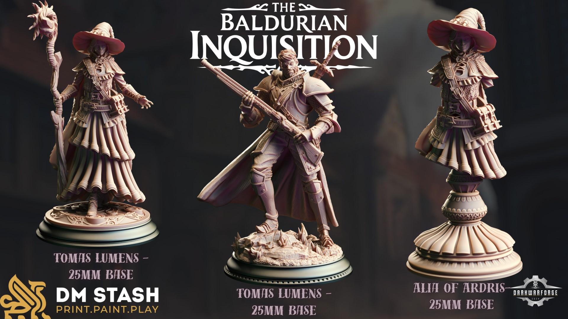 The Baldurian Inquisition: Full Board and Tabletop game | DM Stash | 3D printed | Tabletop Games | Dungeons and Dragons | Wargame
