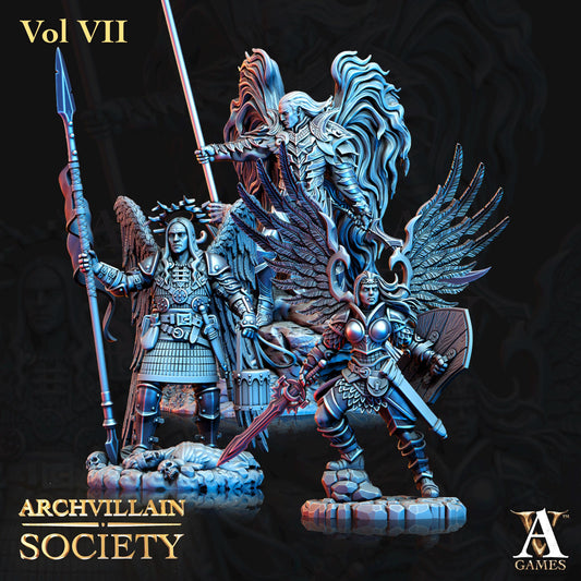 Archvillain Games : Archvillain Society Vol. VII | 3D printed miniatures |Tabletop Games 32 mm | Dungeons and Dragons | Wargame | RPG