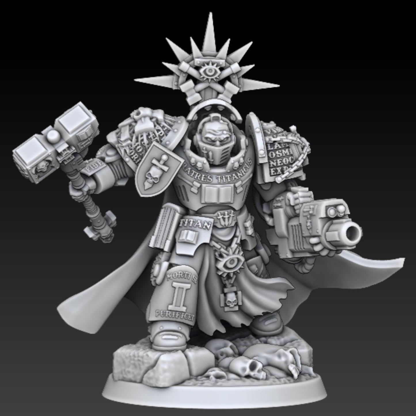 Silver Wardens - GM Decimus Falon | DMGMinis | Wargaming | Tabletop games | 32mm scale | Grimdark compatible