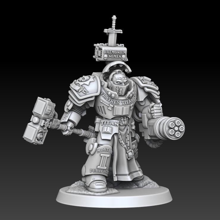 Silver Wardens - Heavy Exterminatus | DMGMinis | Wargaming | Tabletop games | 32mm scale | Grimdark compatible