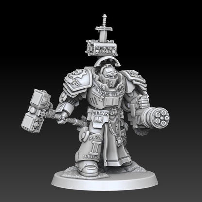 Silver Wardens - Heavy Exterminatus | DMGMinis | Wargaming | Tabletop games | 32mm scale | Grimdark compatible