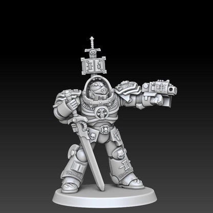 Silver Wardens - Heavy Exterminatus | DMGMinis | Wargaming | Tabletop games | 32mm scale | Grimdark compatible