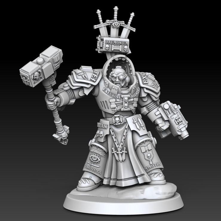 Silver Wardens - Heavy Exterminatus | DMGMinis | Wargaming | Tabletop games | 32mm scale | Grimdark compatible