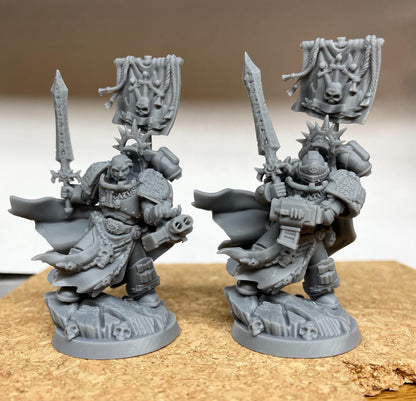 Silver Wardens - Swordkeeper of the Purificatus | DMGMinis | Wargaming | Tabletop games | 32mm scale | Grimdark compatible