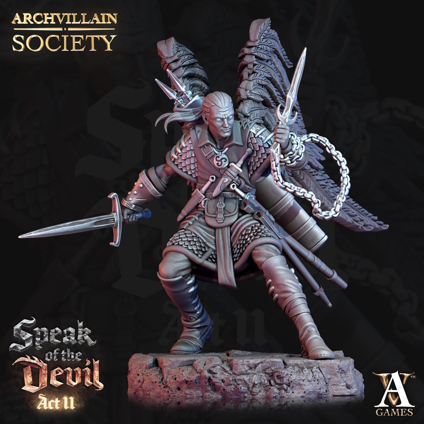 Archvillain Games : Archvillain Society Vol. XIII | 3D printed miniatures |Tabletop Games 32 mm | Dungeons and Dragons | Wargame | RPG