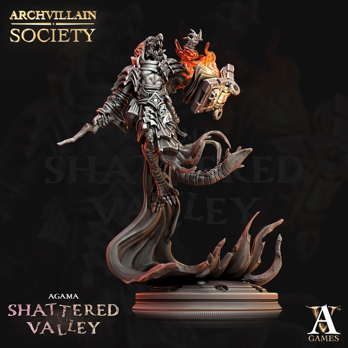Archvillain Games : Archvillain Society Vol. XIV | 3D printed miniatures |Tabletop Games 32 mm | Dungeons and Dragons | Wargame | RPG