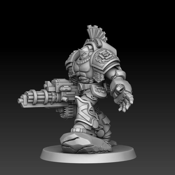 Sons of Spartania - Heavy Assault Squad | DMGMinis | Wargaming | Tabletop games | 32mm scale | Grimdark compatible
