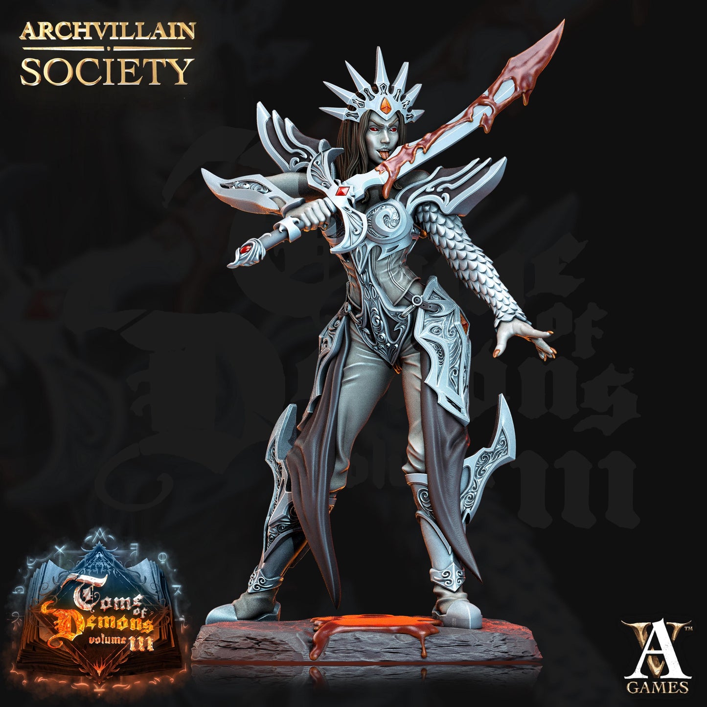 Archvillain Games : Archvillain Society Vol. XIX | 3D printed miniatures |Tabletop Games 32 mm | Dungeons and Dragons | Wargame | RPG