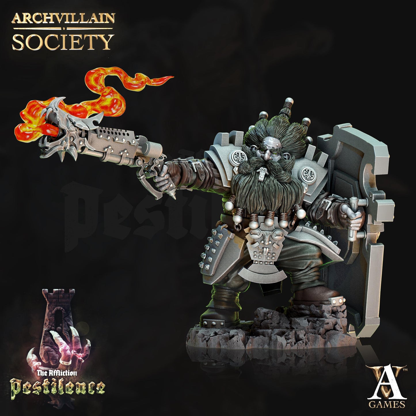 Archvillain Games : Archvillain Society Vol. XXIII | 3D printed miniatures |Tabletop Games 32 mm | Dungeons and Dragons | Wargame | RPG