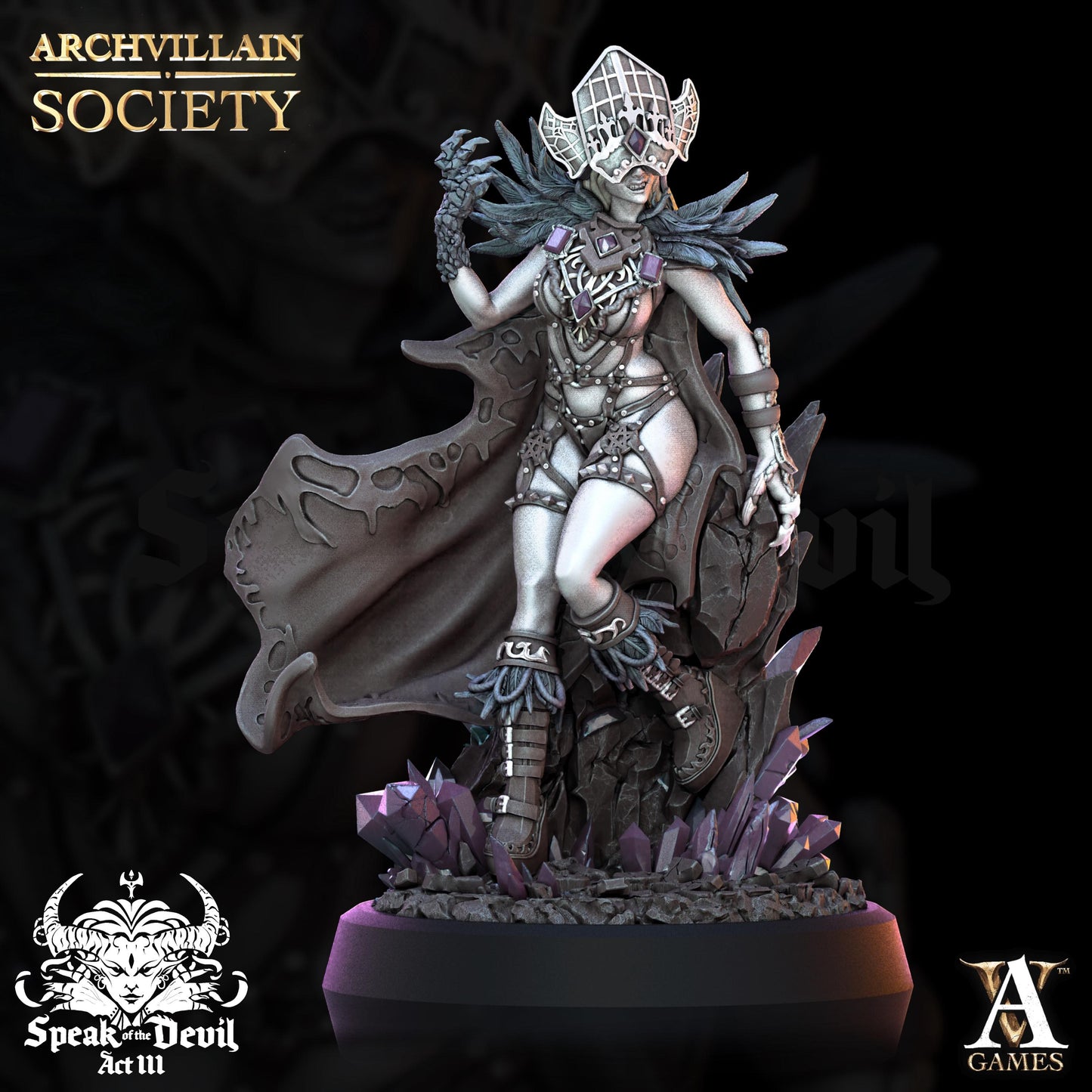 Archvillain Games : Archvillain Society Vol. XXV | 3D printed miniatures |Tabletop Games 32 mm | Dungeons and Dragons | Wargame | RPG