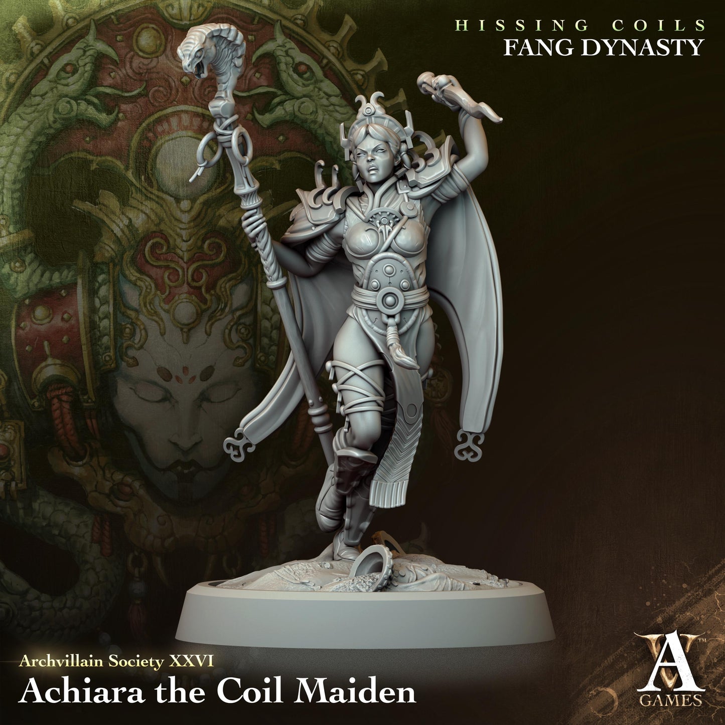 Archvillain Games : Archvillain Society Vol. XXVI | 3D printed miniatures |Tabletop Games 32 mm | Dungeons and Dragons | Wargame | RPG