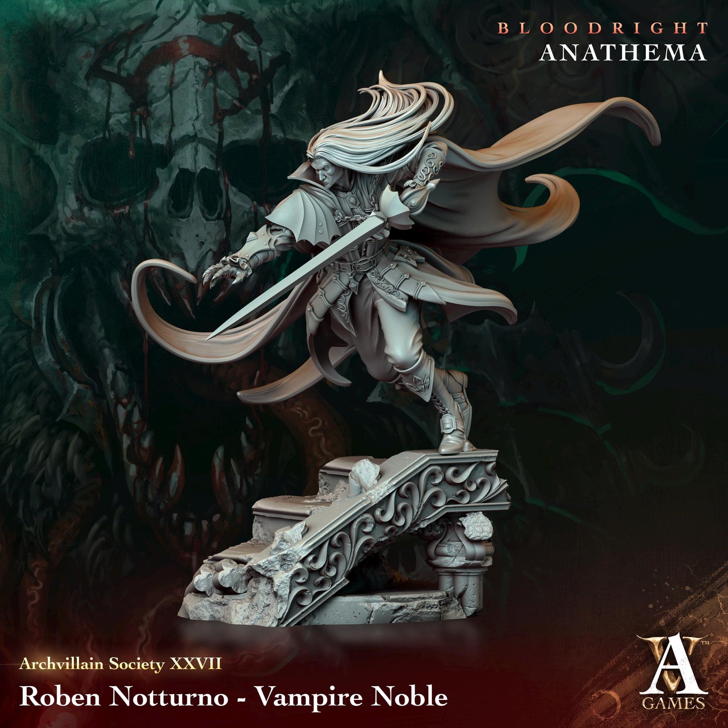 Archvillain Games : Archvillain Society Vol. XXVIII | 3D printed miniatures |Tabletop Games 32 mm | Dungeons and Dragons | Wargame | RPG