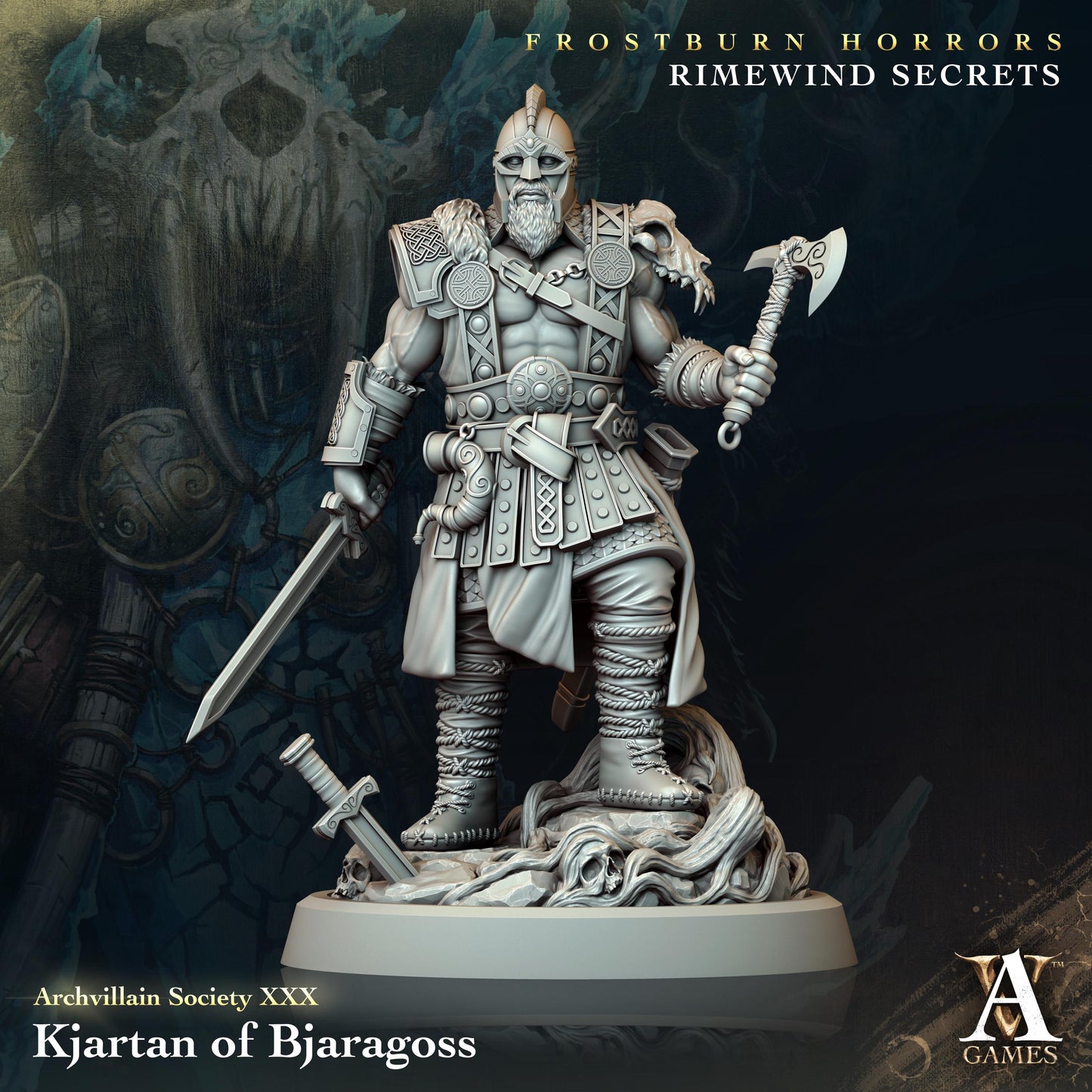 Archvillain Games : Archvillain Society Vol. XXX | 3D printed miniatures |Tabletop Games 32 mm | Dungeons and Dragons | Wargame | RPG